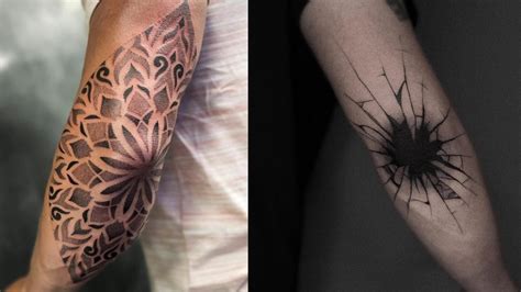 Inner Elbow Tattoo Designs for Men