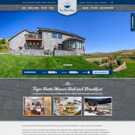 Innkeeper bed and breakfast website template