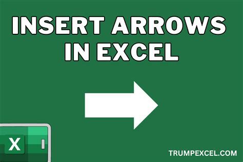 Insert Arrows in Excel Online using Drawing Tools