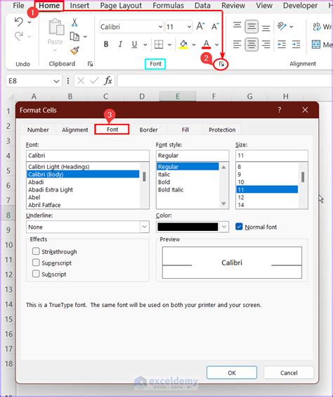 Insert Chart Dialog Box in Excel