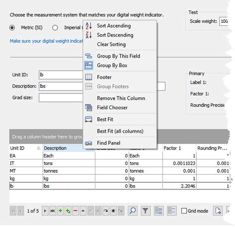 Insert Column to the Right using Context Menu