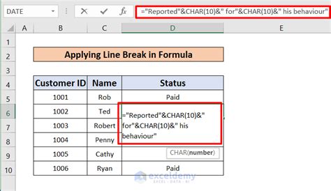 Insert New Line using CHAR(10)