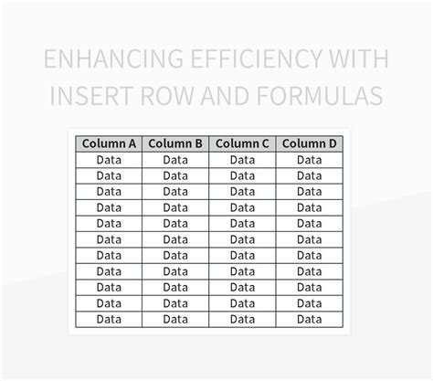 Manually Inserting Rows with Formulas in Excel