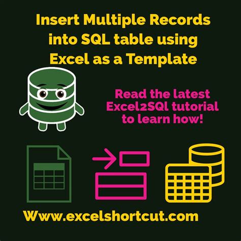 Insert Statements in Excel Template