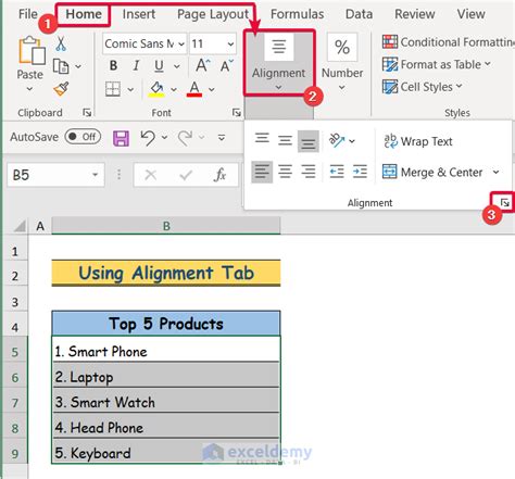 Inserting a tab inside an Excel cell