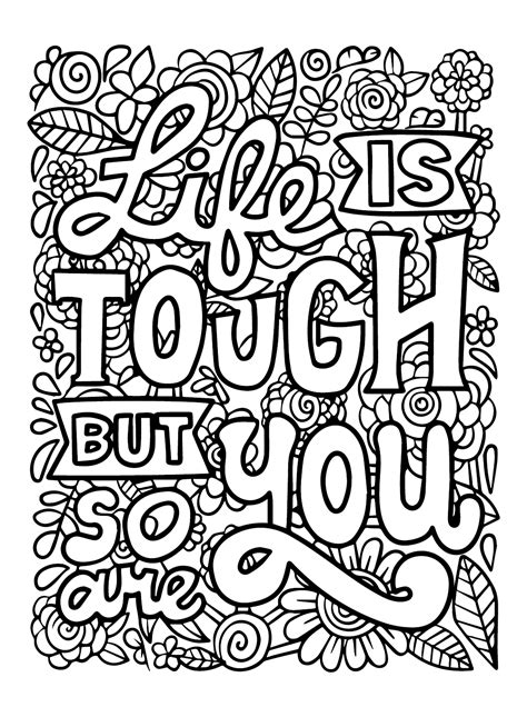 Inspirational Coloring Page 8