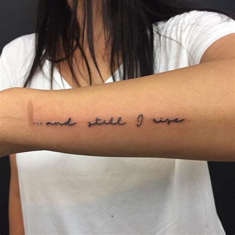 Inspirational Forearm Tattoo Quotes