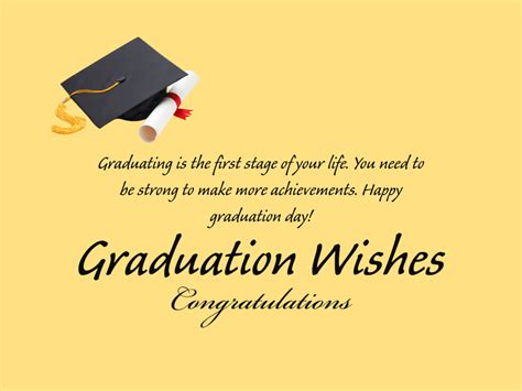 Inspirational graduation card