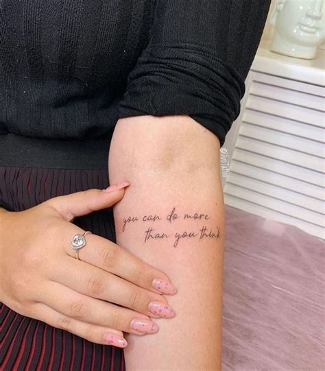 Inspirational quotes tattoos