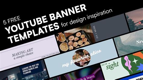 Inspirational YouTube banner template