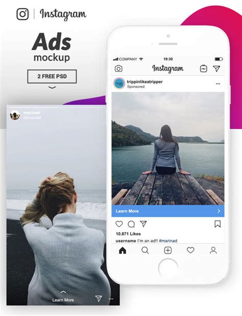 Instagram ad template