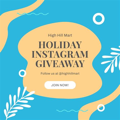 Instagram Giveaway Template