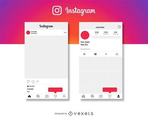 Instagram Page Template for Digital Art