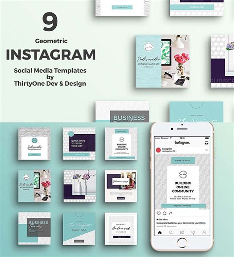 Instagram Page Template for Traditional Art