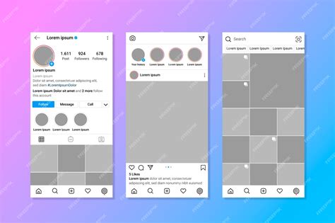 Instagram Profile Template Fashion