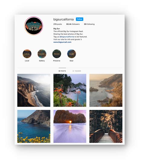 Instagram Profile Template Travel