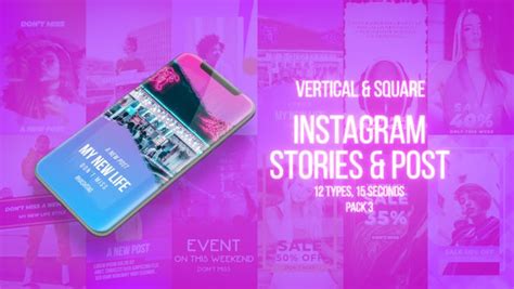 Instagram Stories Template Motion Graphics