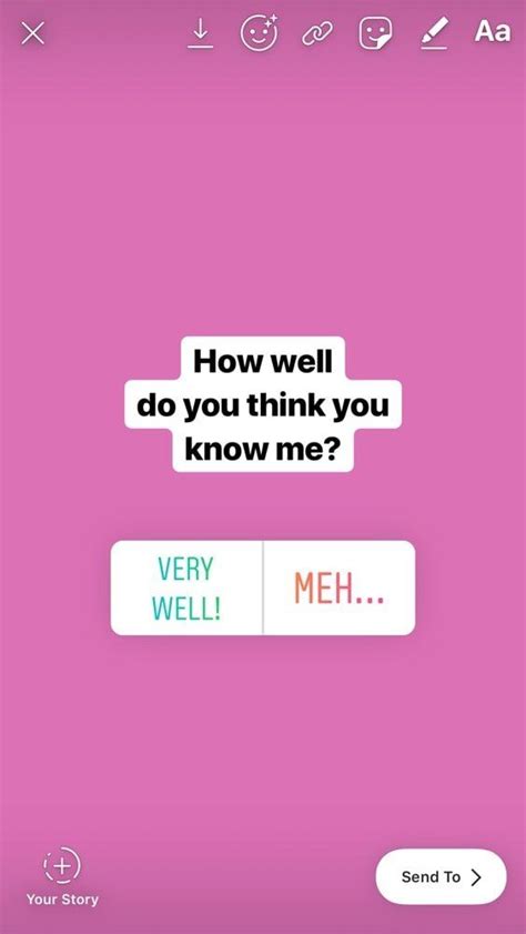 Fun and Creative Instagram Story Questions Template