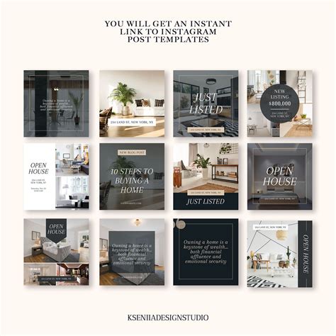 Instagram Story Templates Real Estate Marketing