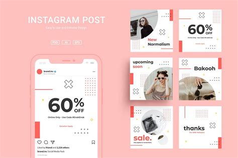 Instagram template design 6