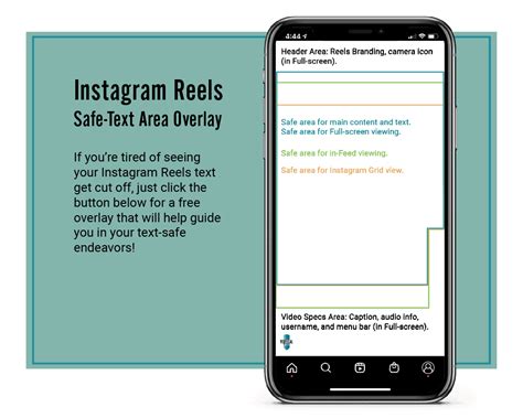 Instagram template with text overlay