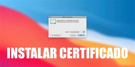 Install the digital certificate