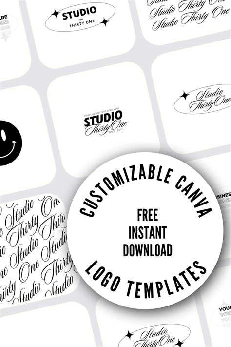 Instant photo logo template