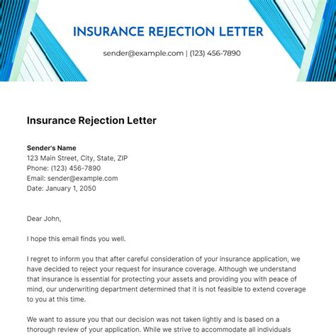 Insurance company template example