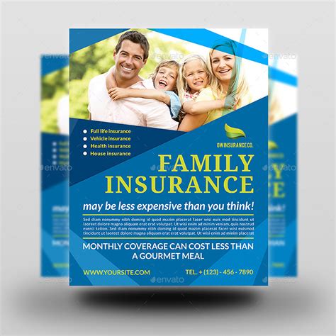 Insurance Flyer Template PSD