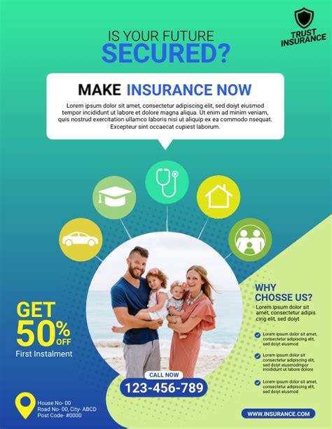 Insurance Flyers Template Designs