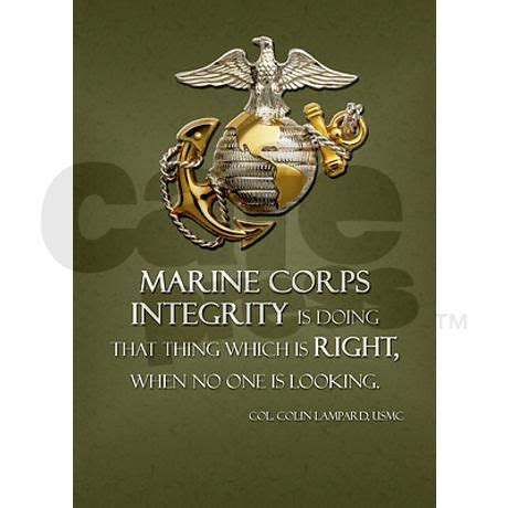 Integrity in the Marine Corps