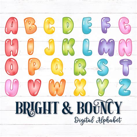 Interactive Content with Alphabet Bubble Letters