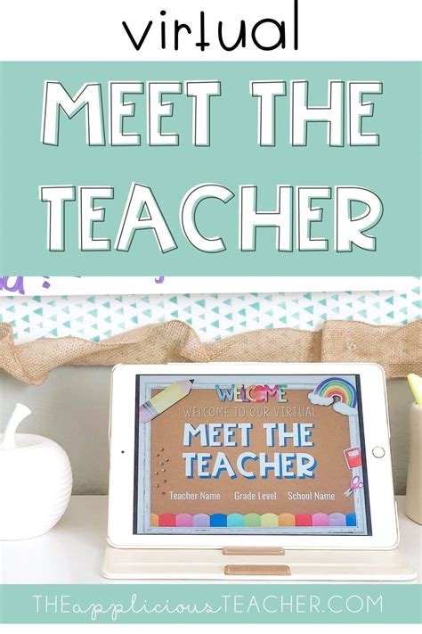 Interactive Meet the Teacher Template