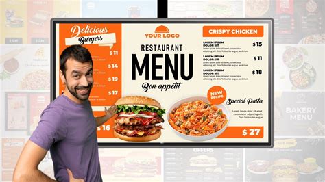 Interactive menu boards with PowerPoint