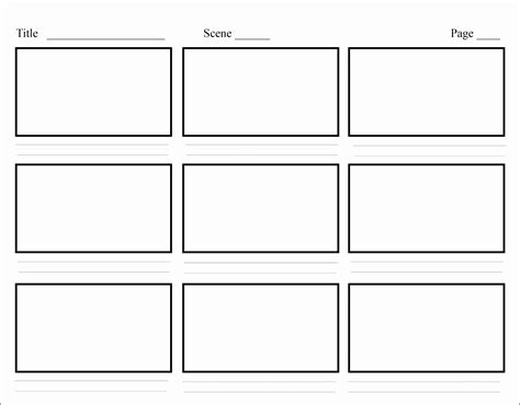 Interactive Storyboard Template