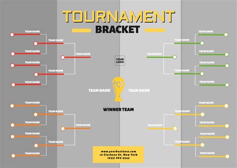 Interactive Tournament Bracket