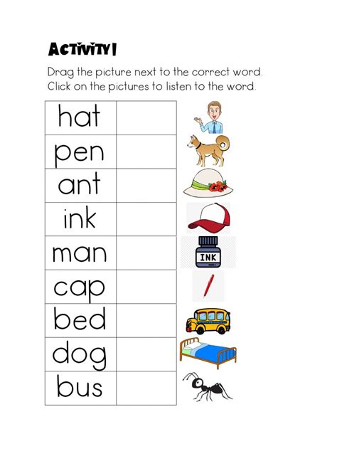 Interactive Worksheet Ideas