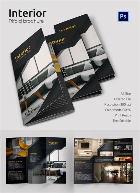 Interior Design Brochure Template 10