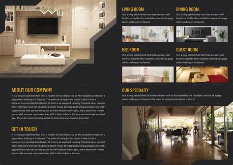 Interior Design Brochure Template 2