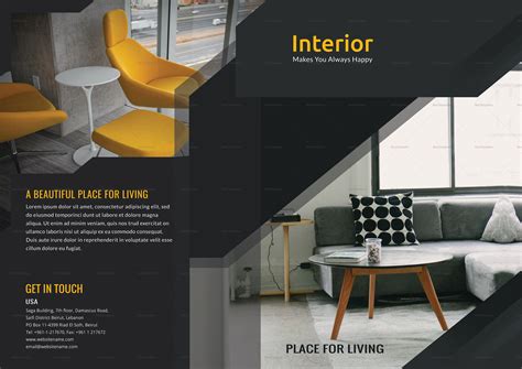 Interior Design Brochure Template 4