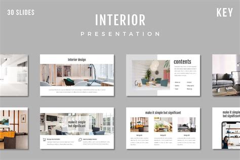 Interior design presentation template gallery 10