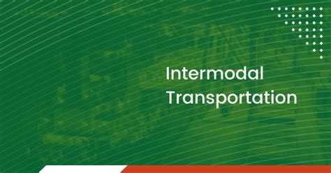 Intermodal Transportation