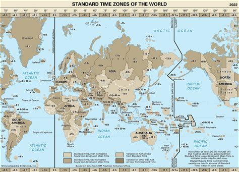 International Time Zones