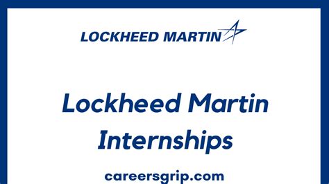 Internships at Lockheed Martin