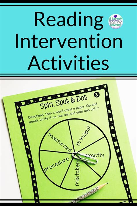 Interventions and Activities