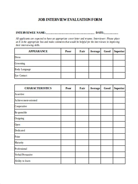 Interview Template