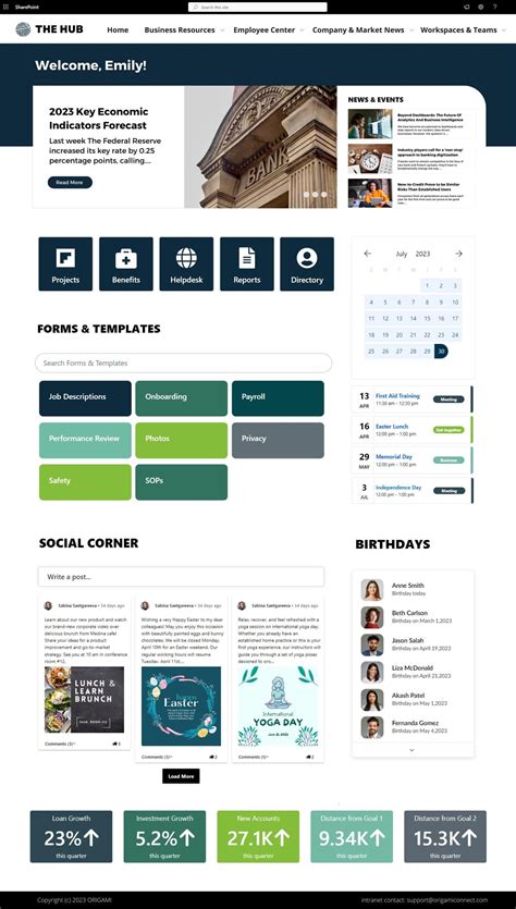 Intranet Template by Microsoft