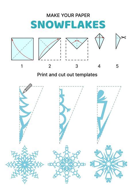 Intricate Snowflake Template