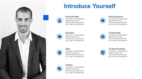 Free Introduce Myself PPT Template Download Gallery 1