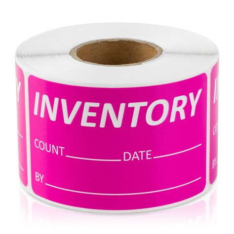 Inventory Label Template